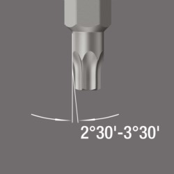 Bit 1/4" TX27x25mm 867/1 Z TORX Wedge