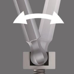 Bit 1/4" HEX Plus z kulką długi 4,0x89mm 842/4