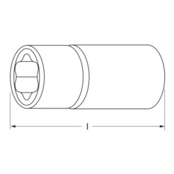 Nasadka 1/4", E11