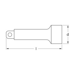 Przedłużka 1/4", 50mm